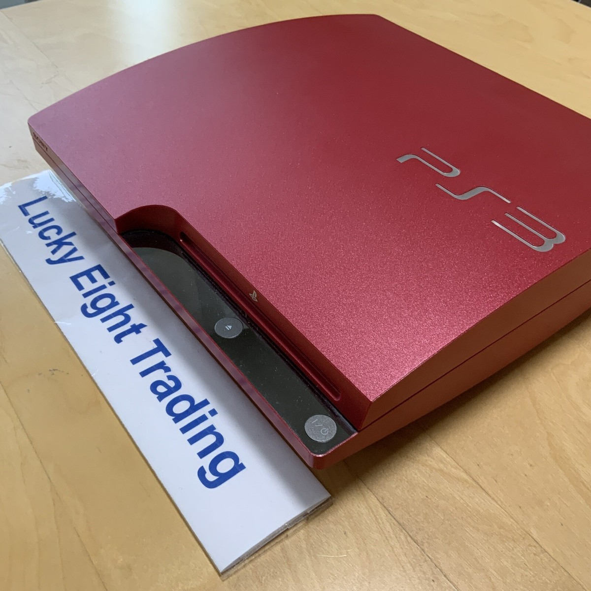 プレステーション3 Sony PlayStation 3 Slim 320GB Scarlet Console - Red for sale
