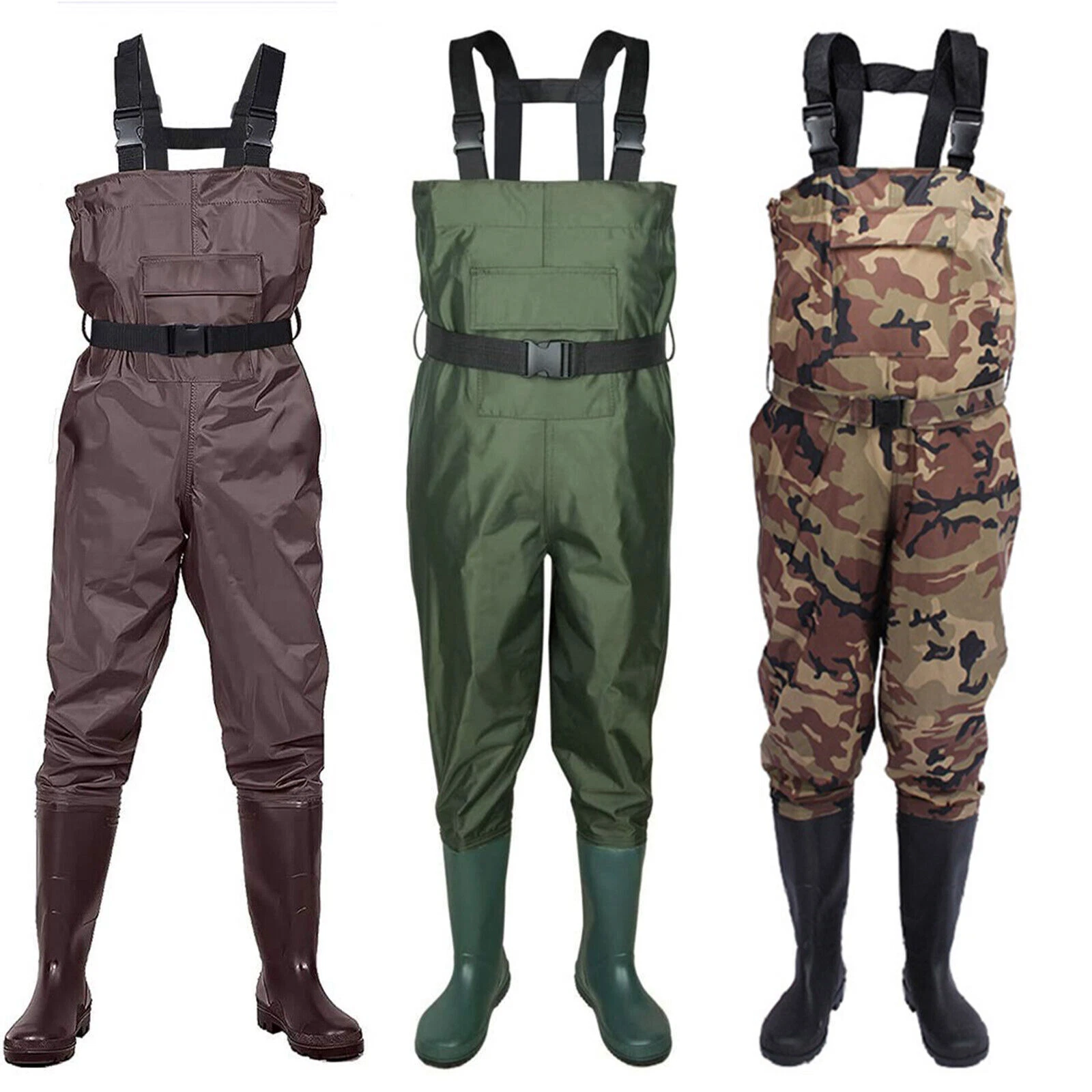 Chest Waders 2-Ply Nylon 6-13Size Waterproof PVC Rubber Fishing Hunting Bootfoot
Opens in a new wind