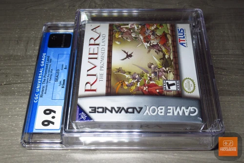 CGC 9.9 A++ - Riviera: The Promised Land Game Boy Advance, GBA 2005 NEW! - RARE!