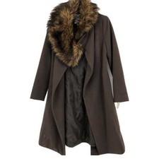 Jennifer Lopez Brown Fur-rimmed Trench Coat | Essential For Any Season