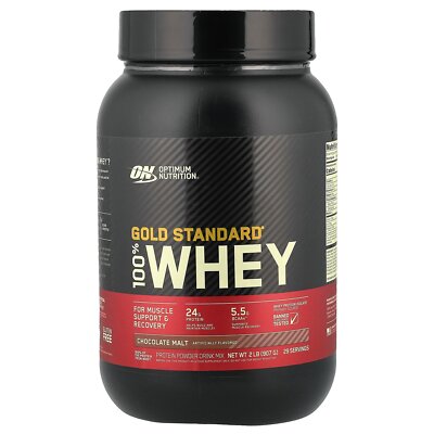 Gold Standard  100% Whey, Chocolate Malt, 2 lb (907 g)