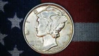 1941-D Mercury Dime  **Pre-WW-2 Mercury** "Full Split Bands"   Nice Dime  X021