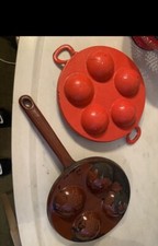 Antike Emaillepfanne Augenpfanne 