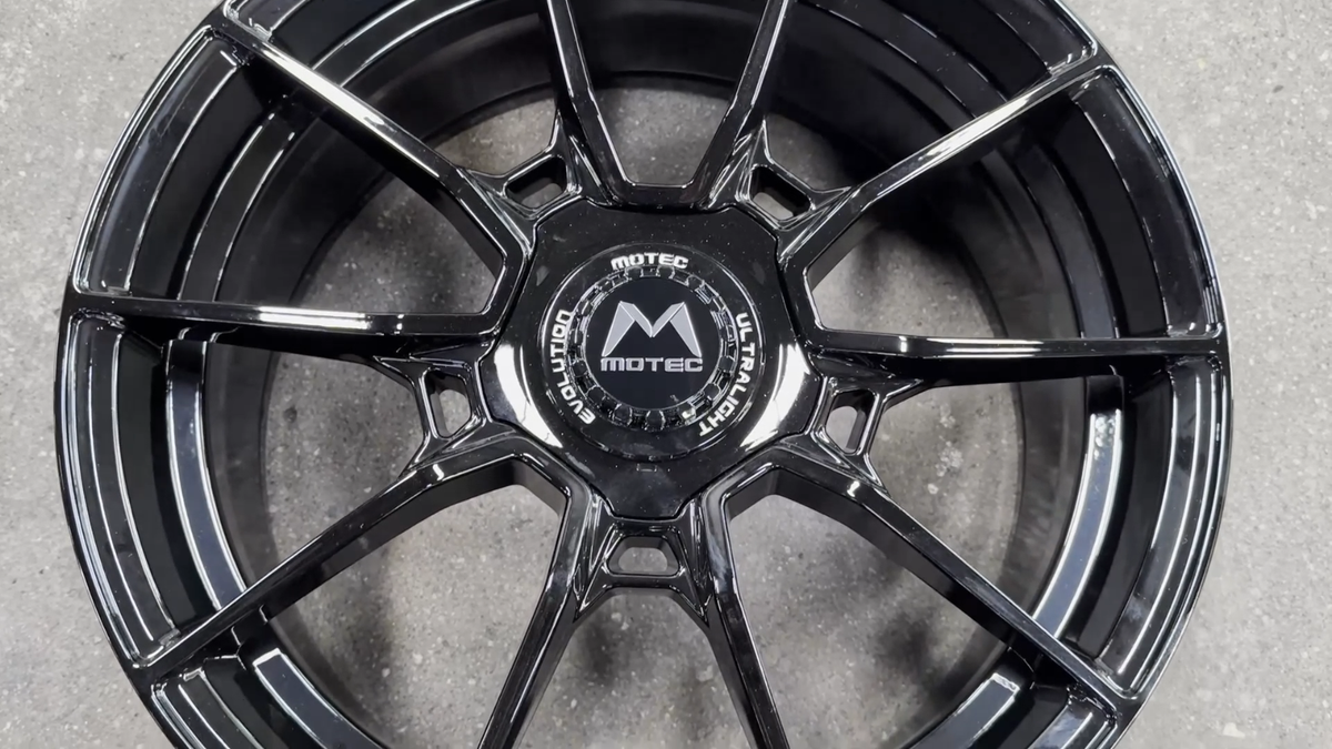 New 18x8 5x112 MOTEC ULTRALIGHT MCR5 (4 Wheel) BLACK Fit Mercedes