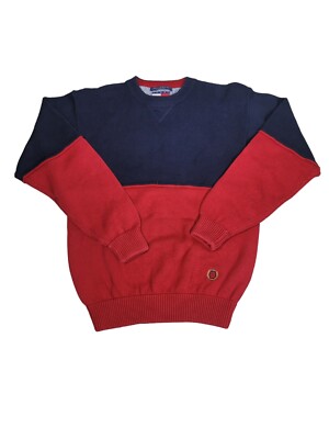 Vintage Tommy Hilfiger Men's Size M Sweater Knit Heavy Color