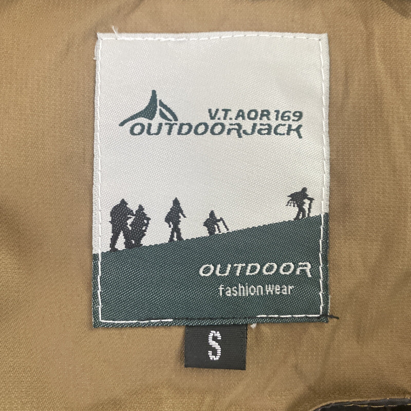 NWOT V.T.AOR 169 OutdoorJack Unisex Full Zip Ski Jacket Coffee Size S