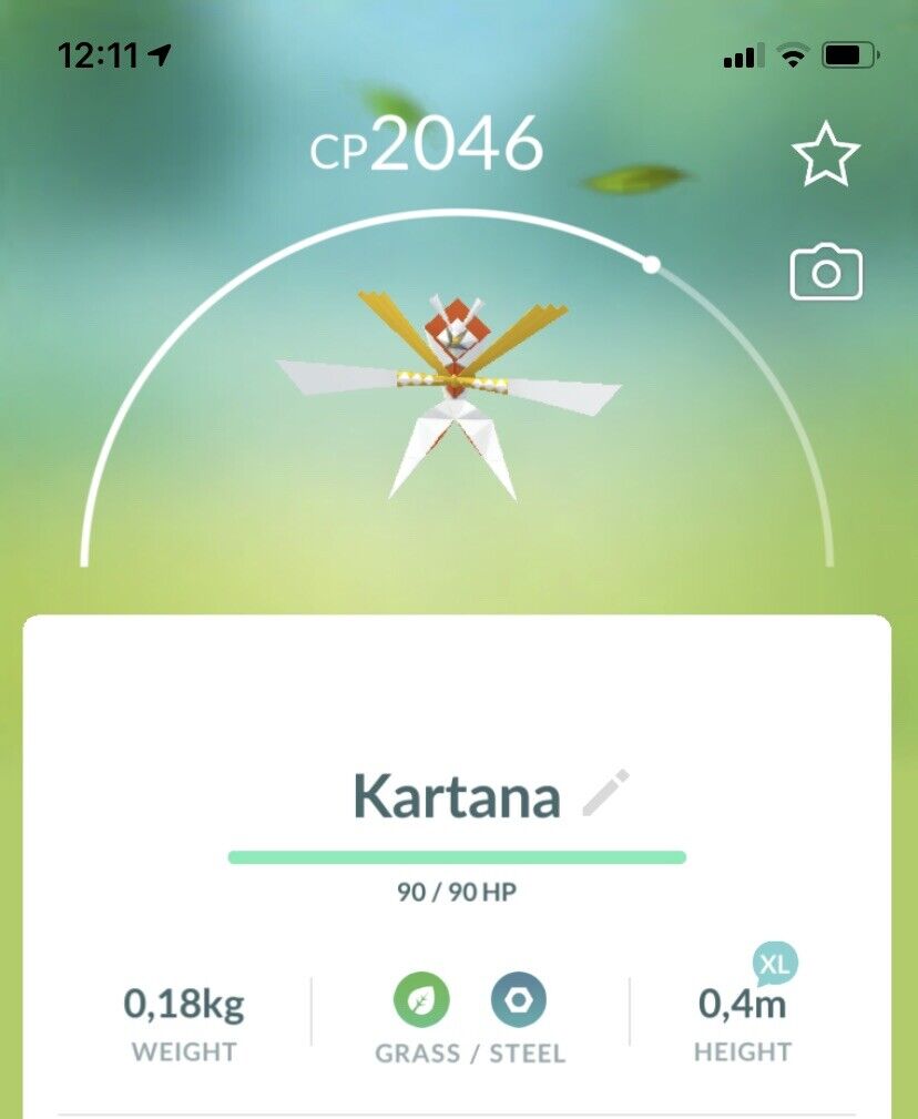 Kartana - Pokemon Go