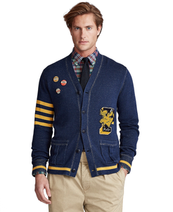 navy ralph lauren cardigan