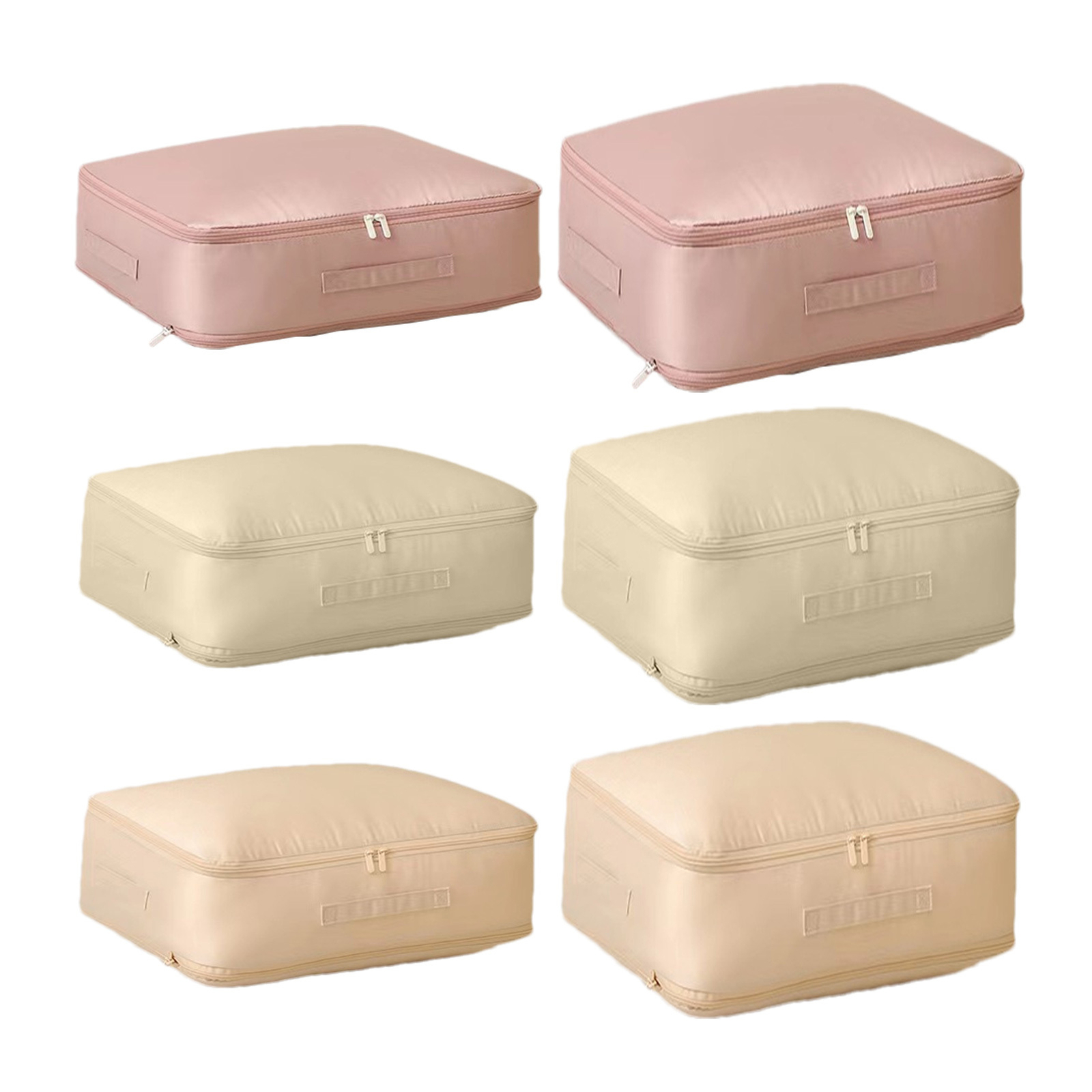 Packing Cubes for Travel Zippered Compression Organizer Bags Portable-image