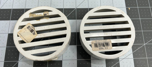 NOS 2-pack lot Genova 3" PVC Floor Strainer Slip (Spigot) 79230 Schedule 40
