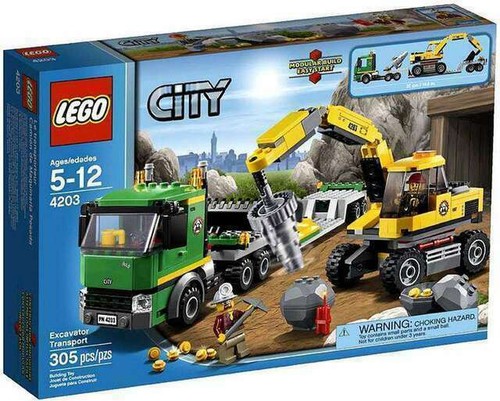 LEGO CITY: Excavator Transporter (4203)