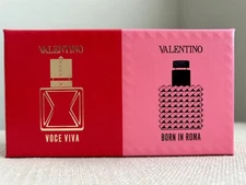 Valentino Mini Donna Born In Roma & Voce Viva Perfume Set **Free Ship