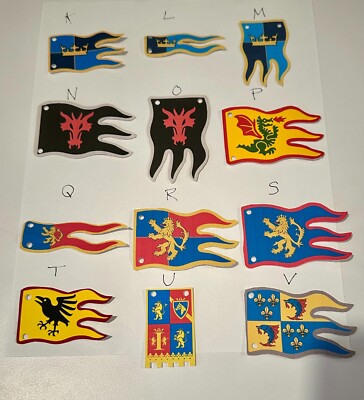 Flag, Castle Flags, Crusade orders, Custom MOC, Falcon FOR LEGO | eBay
