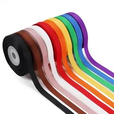 LaRibbons 3/8 Inch 100 Yard Grosgrain Ribbon Pack,10 Yd/Roll 10 Rolls Craft R...