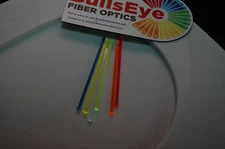 6" BullsEye FIBER OPTICS, 2.0 mm CHOOSE FROM 5 COLORS  FOR GUN FRONT SIGHT NEON