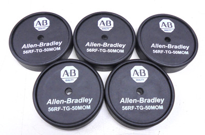 Lot of 5 RFID Tags 56RF-TG-50 Allen-Bradley  128 Byte 50mm 13.56 MHz