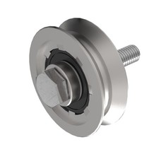 Rullo Scorrevole 60 Mm V-Groove Rullo V-Intaglio Rullo ZN Rulli Zincati Acciaio
