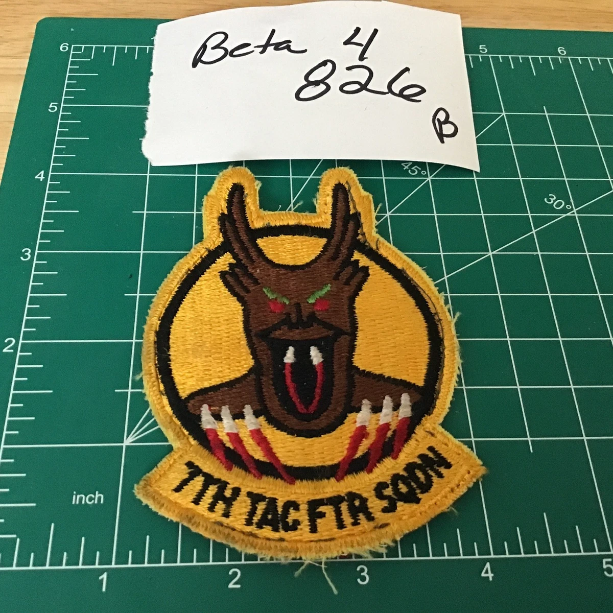Tactical Fighter Squadron In Original Vietnam War Patches for sale