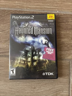 Disney's The Haunted Mansion (Sony PlayStation 2, 2003) CIB With Movie Ticket