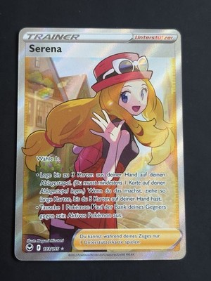 Pokémon Silberne Sturmwinde Serena SIT 193/195 Fullart Trainer Deutsch NM 