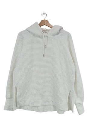 KOTON Kapuzensweatshirt Damen Sweat Gr. DE 34 weiß Casual-Look