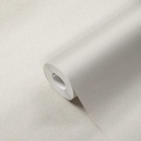 Einfarbige Vliestapete Mit Strukturdesign, Matt – Creme, Weiß