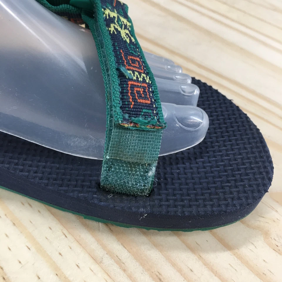 Sandalias Teva Juveniles 3 Originales Universales Senderismo Verde Confort Parte Superior Baja SN 1116656C Foto 4 de 4