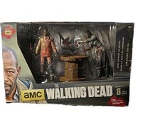 McFarlane Toys The Walking Dead Morgan + Impaled Walker Series 8 Boxed + Trap