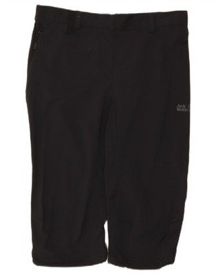 Jack Wolfskin Damen Bermuda Shorts UK 12 Medium W32 schwarz DX04