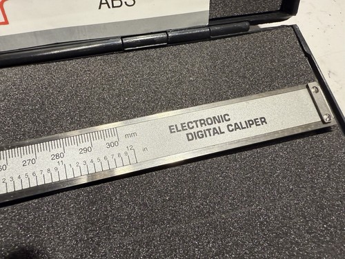 12” 300 mm Electronic Digital Measuring Caliper,  With Case Stainless Hardened - Foto 5 di 10