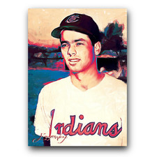 Rocky Colavito #29 Art Card Limited 49/50 Edward Vela Signed (Cleveland Indians)