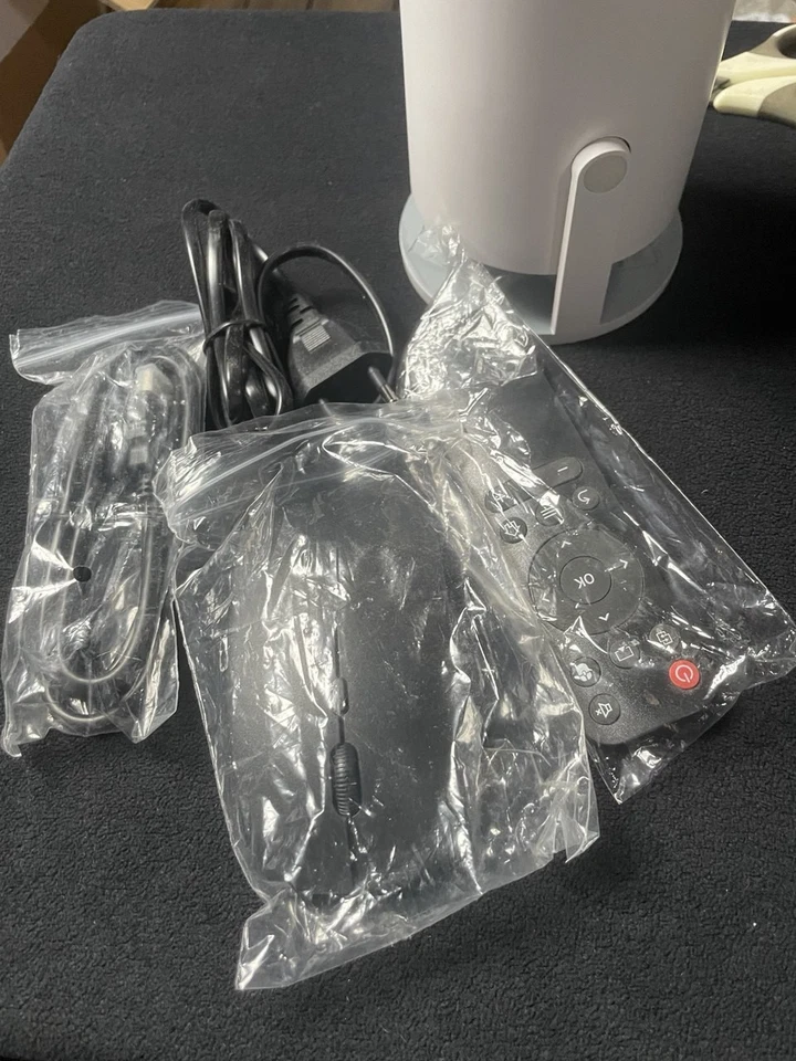 Gaimoo Mini Beamer 4K FHD, 1080P, 180° Drehbar, Dual WiFi, BT 5.0, neuwertig OVP - Bild 3 von 4