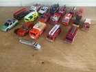 Job Lot of 17 Vintage Matchbox Diecast Cars Trucks and Emergency Vehicles #995
