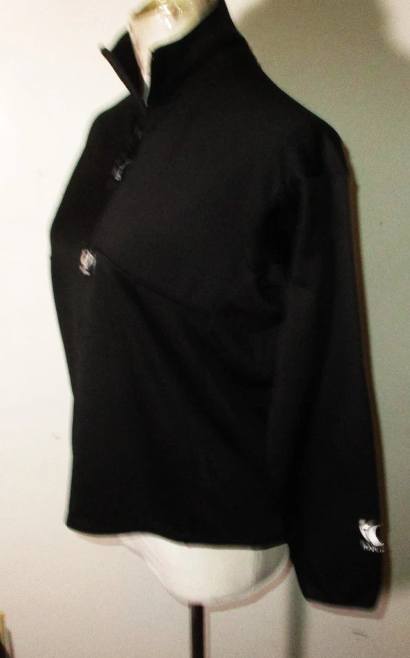 Camiseta feminina de ciclismo PEARL IZUMI preta manga longa 1/2 zíper tamanho P - Imagem 4 de 4