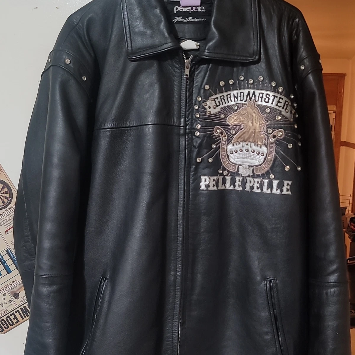 Pelle Pelle Solid Leather Outer Shell Coats, Jackets & Vests for
