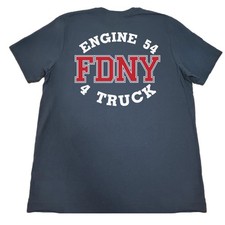 Camisa FDNY E54 / L4 • Midtown Manhattan NYC • Lg