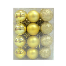 24pcs 1.2in 3cm Christmas Decor Baubles Tree Balls Xmas Party Wedding Ornament