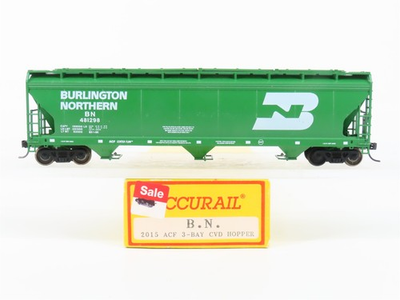 #ad HO Accurail 2015 BN Burlington Northern 3 Bay Covered Hopper #481298 Upgraded $24.95