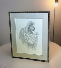 John Gutcher 1995 Christ and lamb art work limited edition 34/250