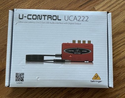 Behringer U-Control UCA222 (2 Input 2 Output) USB Audio Interface