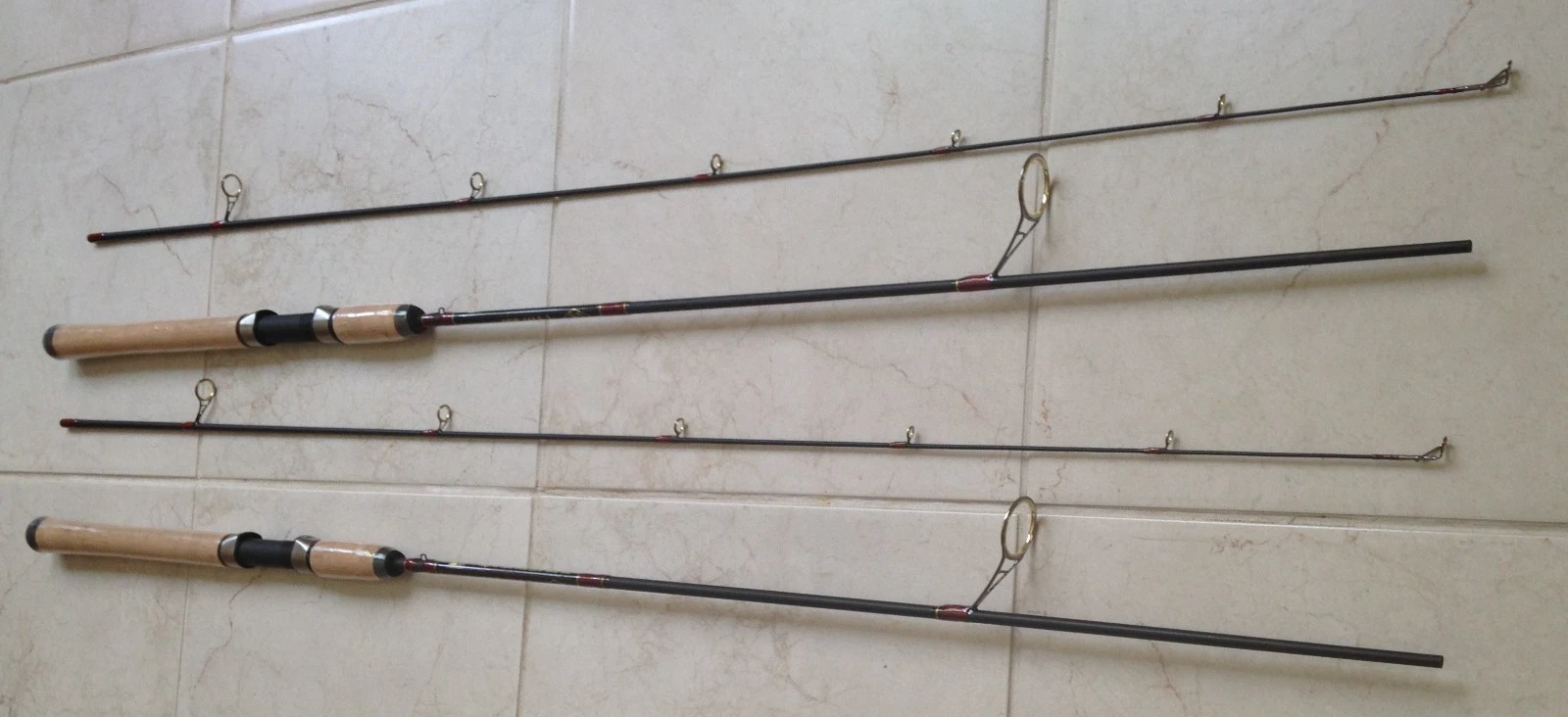 2 Rods Bundle - Graphite Trout Spin Rods - 2 section 6'6" - Light Guides -New
Opens in a new window
