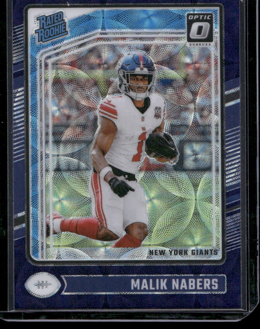2024 Donruss Optic #271 Malik Nabers Blue Scope