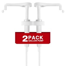 2 Pack Leak Proof Gallon Jug Pump Dispenser, 38-400 for White - 2