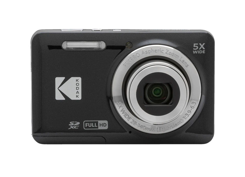 KODAK PixPro FZ55 Digitalkamera Schwarz, 5x opt. Zoom, LCD (230K Pixel)