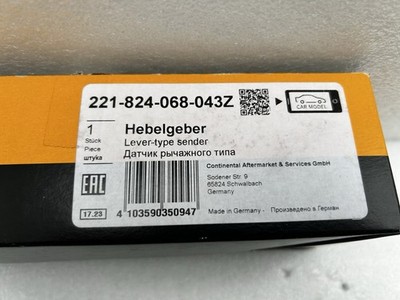 Kraftstoffsensor Tankgeber Continental Vdo 221-824-068-043Z Seat Audi VW  