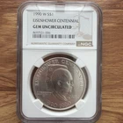 1990-W Eisenhower Commemorative Dollar — photo from another recent sale
