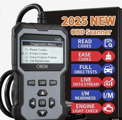 V410 Professional OBD2 Scanner USB Car Diagnostic Tool Check Engine Code Reader 