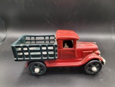 Arcade 1930 Model A Ford Cast Iron Stake Bed Truck 6