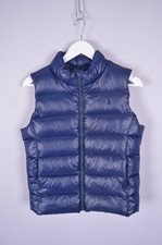 Kids Polo Ralph Lauren Boys Large 14Y - 16Y Down Puffer Vest Gilet Navy Blue