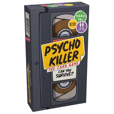 Psycho Killer Card Game: Fast-Paced Party Fun, Ages 16+, 2-6 Players